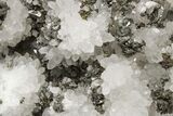4.8" Quartz and Chalcopyrite Crystal Association - Peru - #195645-3